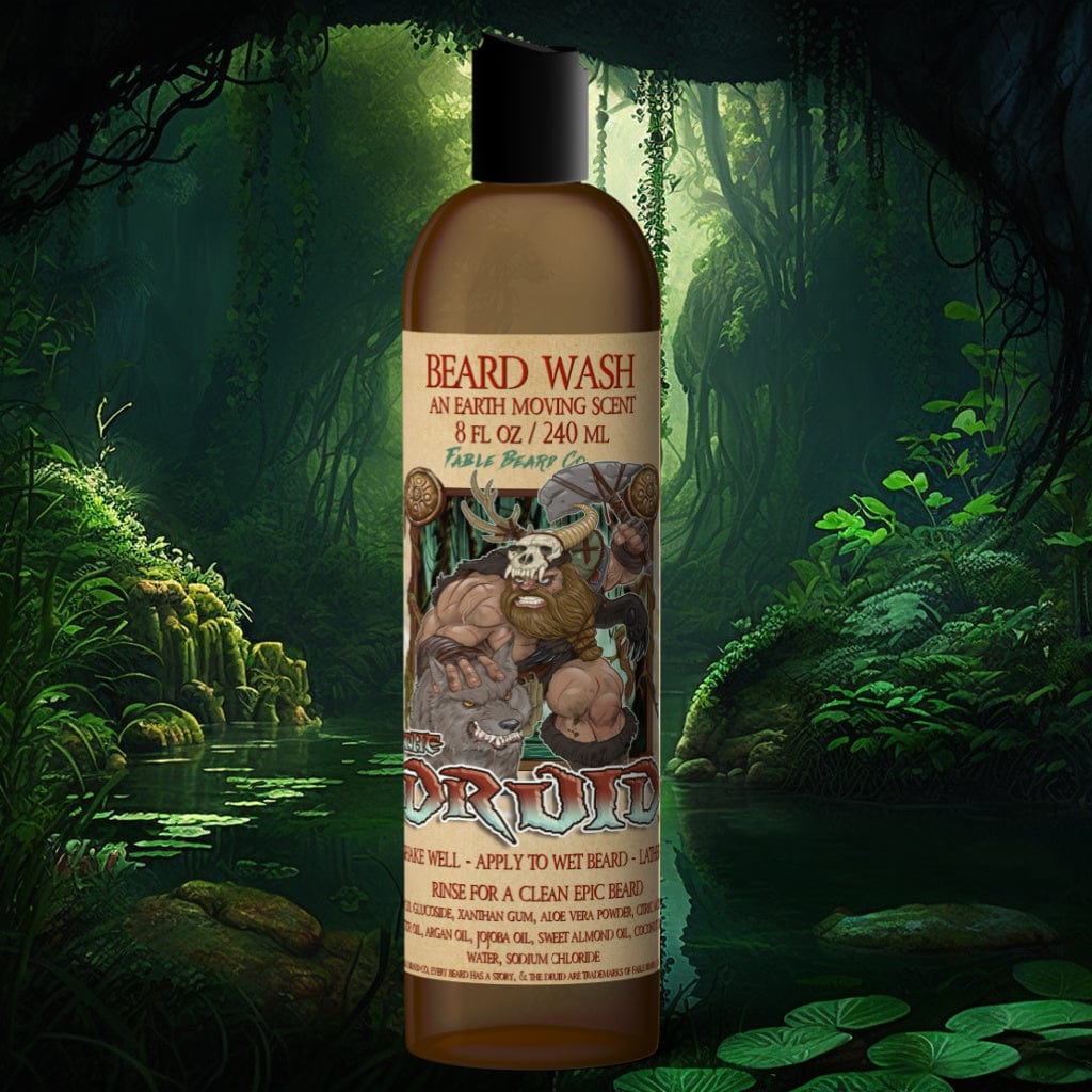 The Druid - Beard Wash - Creek Moss, Tobacco Leaf, and Bergamot