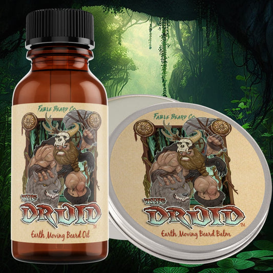 The Druid - Beard Oil & Balm Kit - Creek Moss, Tobacco Leaf, and Bergamot
