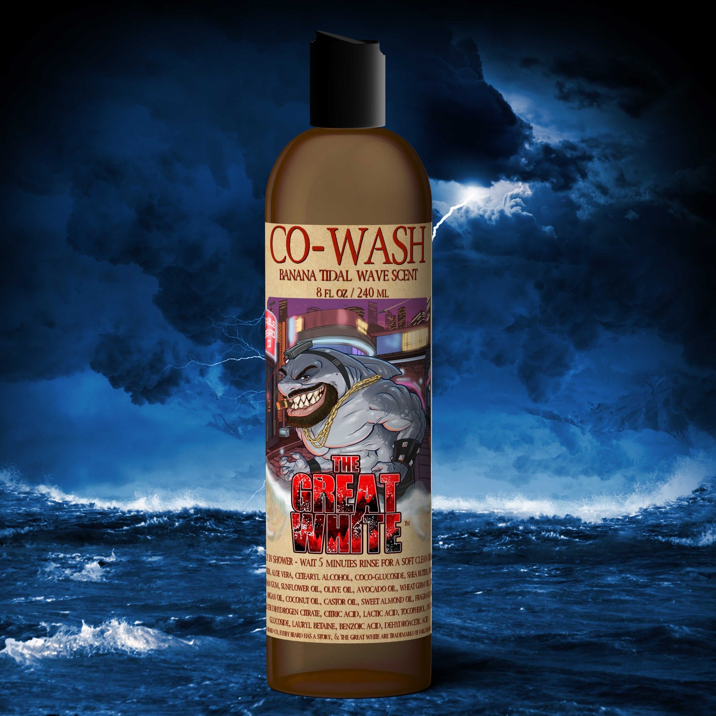 The Great White - Beard Conditioner - Banana Tidal Wave, Coconut Sea Spray, and Forgotten Driftwood