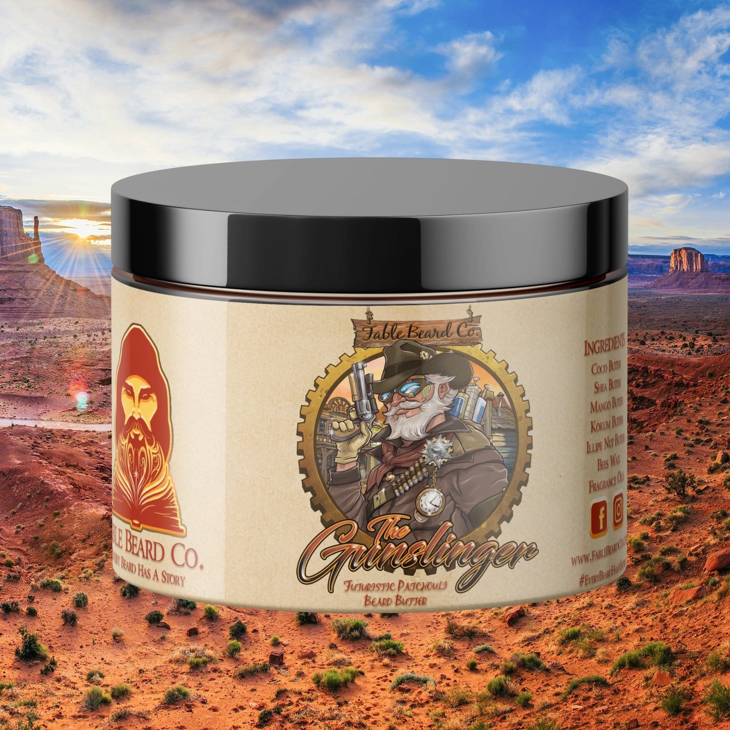 The Gunslinger - Teakwood & Patchouli Beard Butter