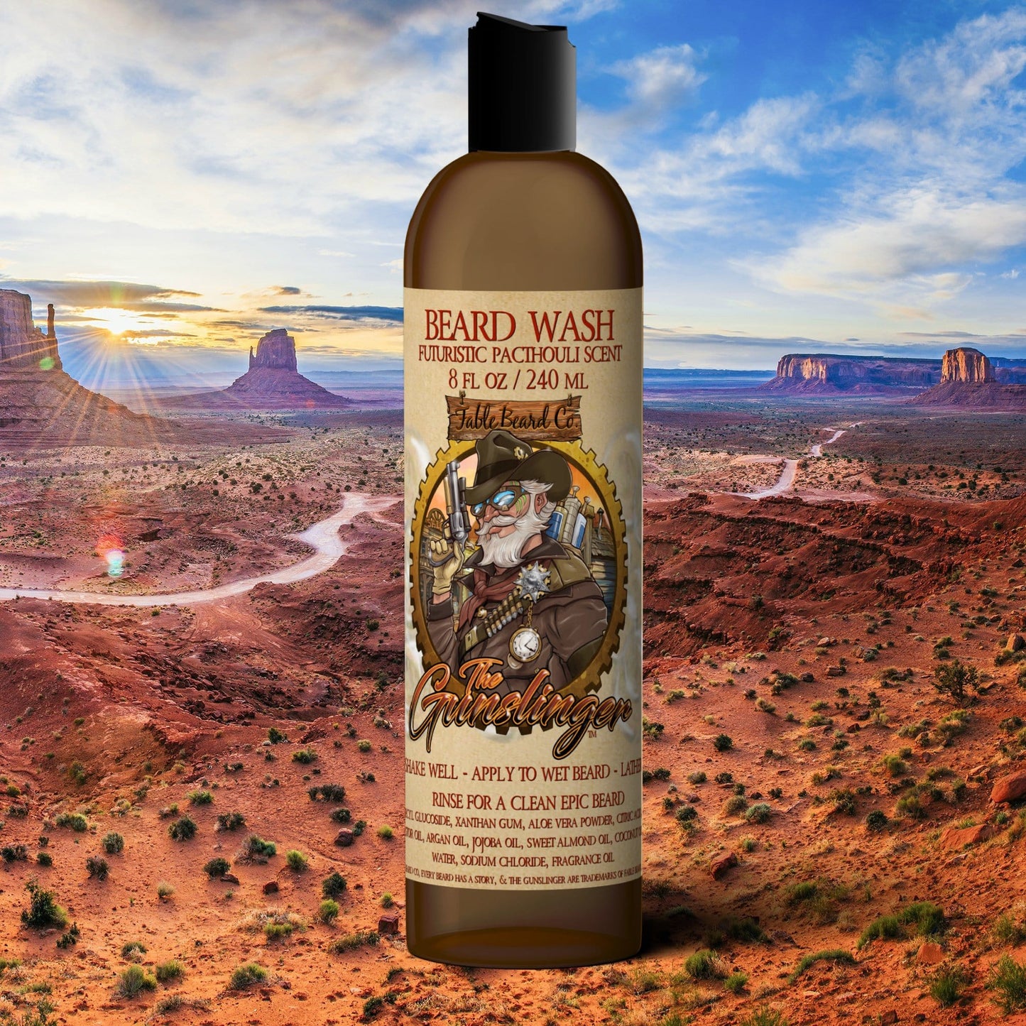 The Gunslinger - Teakwood & Patchouli Beard Wash