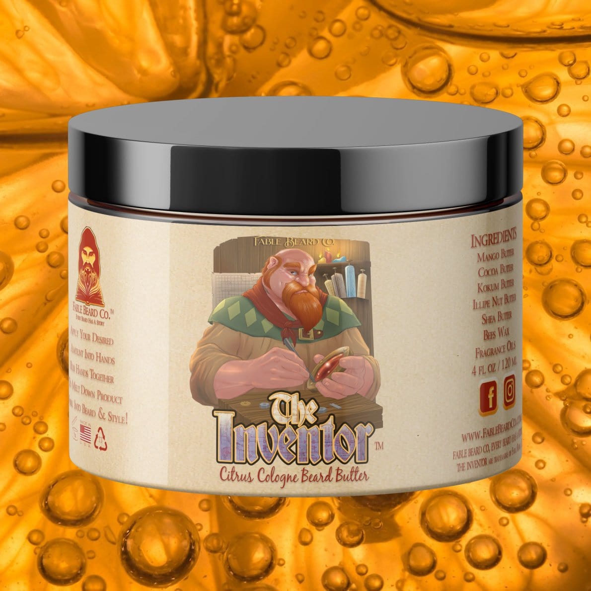 The Inventor - Exotic Citrus Cologne Beard Butter