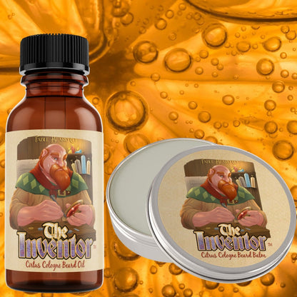 The Inventor - Exotic Citrus Cologne Beard Oil & Balm Combo Kit