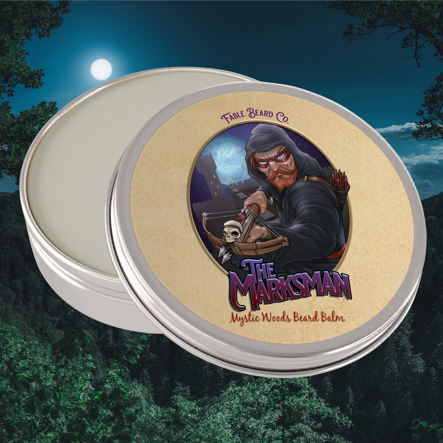 The Marksman - Beard Balm - Crisp Pine, Warm Cedar, Fresh Sandalwood, Soft Mosses, and Mystical Amber