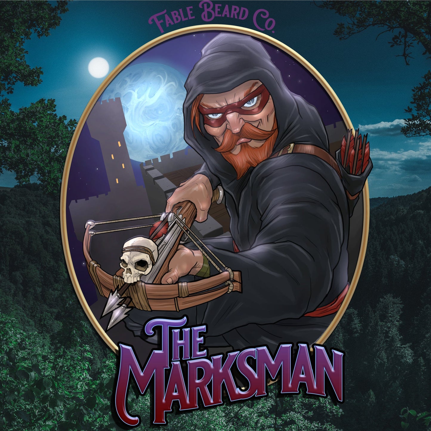 The Marksman - Beard Balm - Crisp Pine, Warm Cedar, Fresh Sandalwood, Soft Mosses, and Mystical Amber