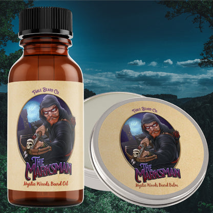 The Marksman - Mystic Woods Beard Oil & Beard Balm Kit