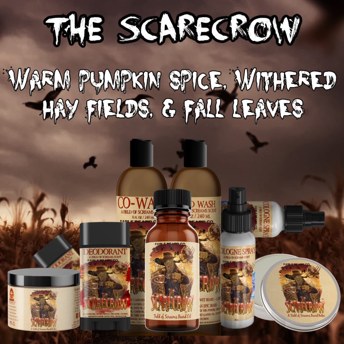 The Scarecrow - Warm Pumpkin Spice & Withered Hay Fields Ultimate Bundle