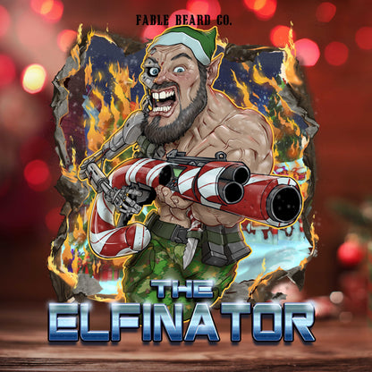 The Elfinator - Beard Oil & Balm Kit - - Candy Canes, Candy Corn, and Syrup