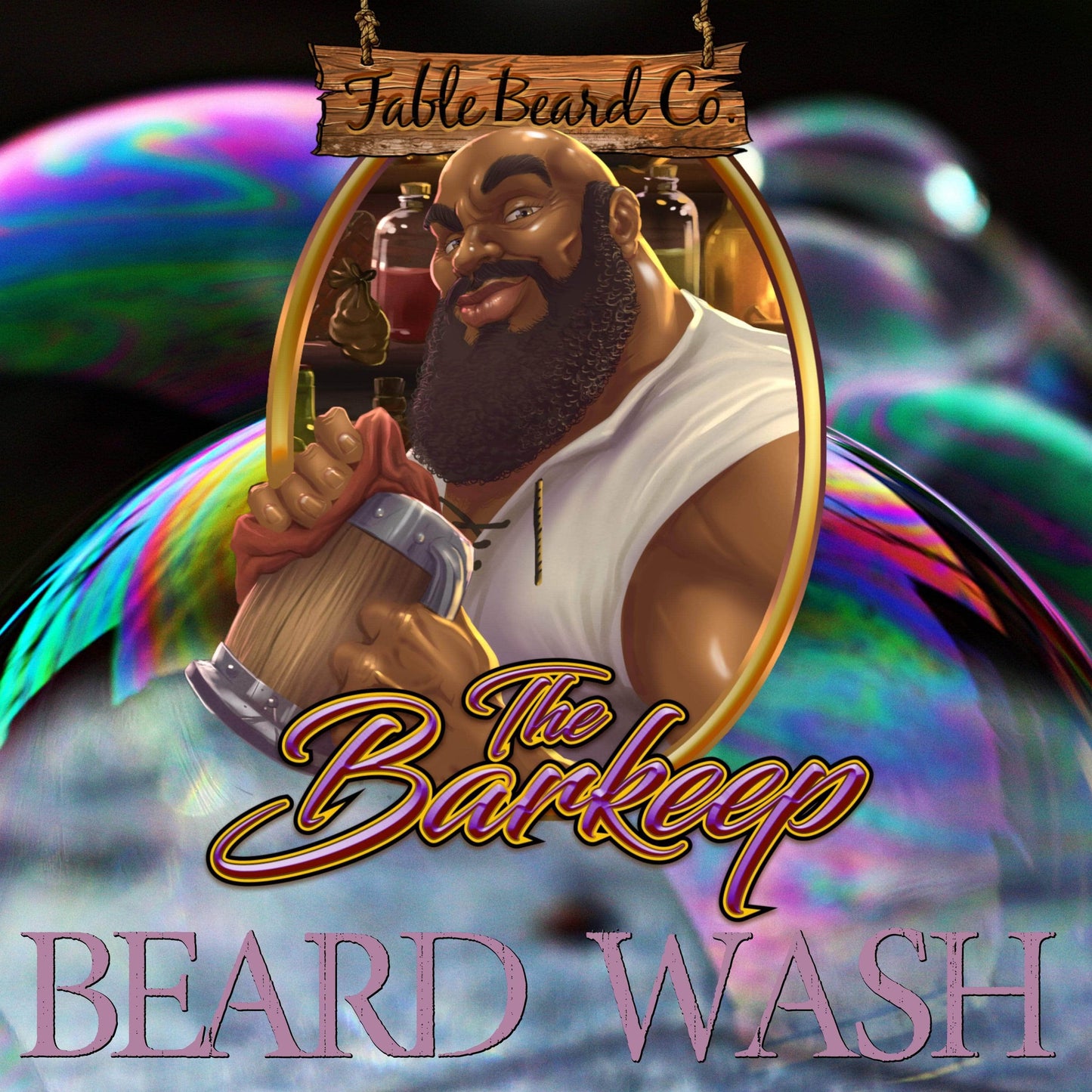 Fable Beard Co. 4oz The Barkeep - An Unscented Beard Wash