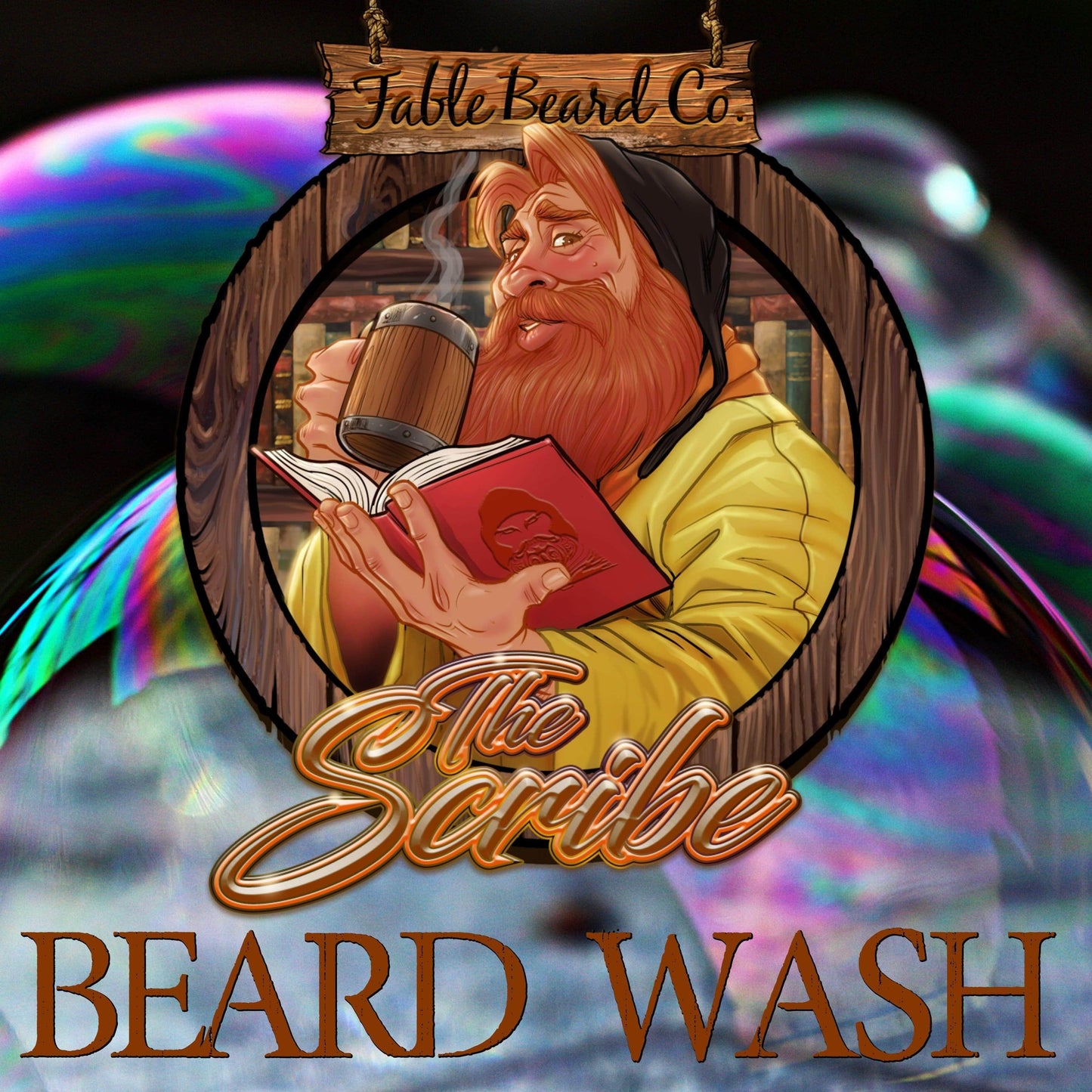 Fable Beard Co. 4oz The Scribe - A Coffee & Chocolate Scented Beard Wash