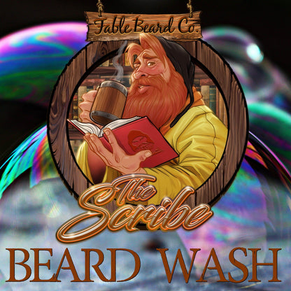 Fable Beard Co. 4oz The Scribe - A Coffee & Chocolate Scented Beard Wash