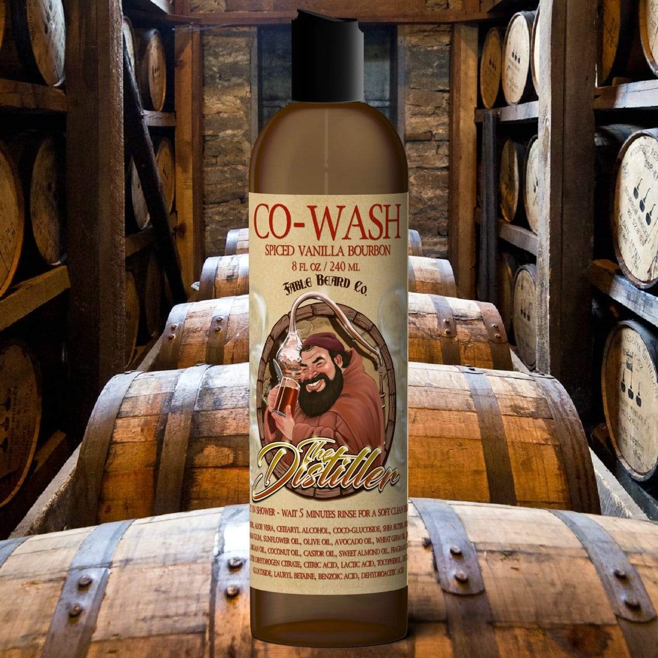 The Distiller Co-Wash - Spiced Vanilla Bourbon Beard Conditioner
