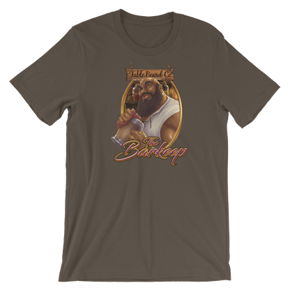 Fable Beard Co. Army / S The Barkeep Short-Sleeve Unisex T-Shirt