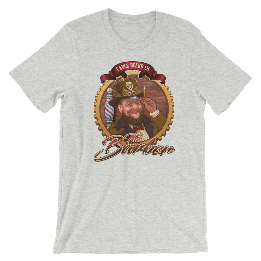 Fable Beard Co. Athletic Heather / S The Barber Short-Sleeve Unisex T-Shirt