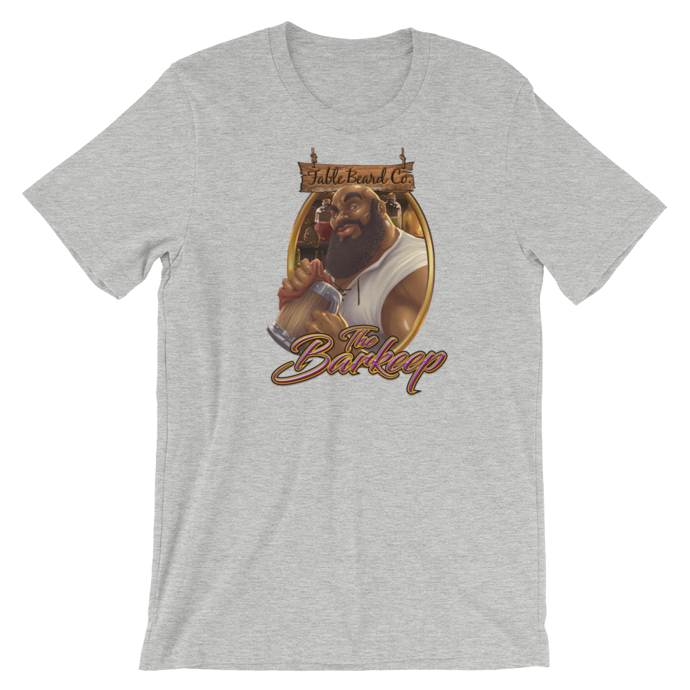 Fable Beard Co. Athletic Heather / S The Barkeep Short-Sleeve Unisex T-Shirt