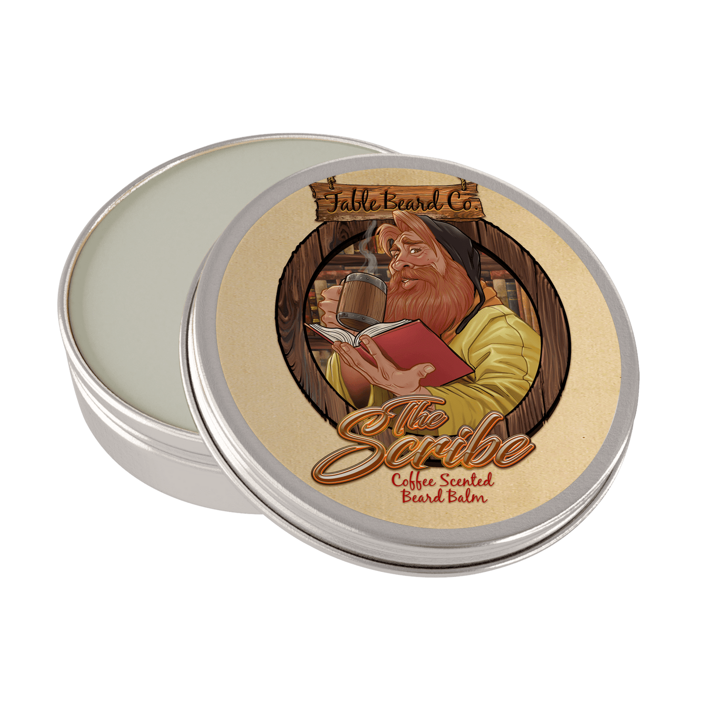 Fable Beard Co. Beard Balm 2oz The Scribe - A Coffee Scented Beard Balm