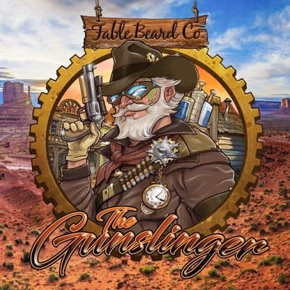 Fable Beard Co. Beard Butter 4oz Tub The Gunslinger - A Futuristic Patchouli Scented Beard Butter