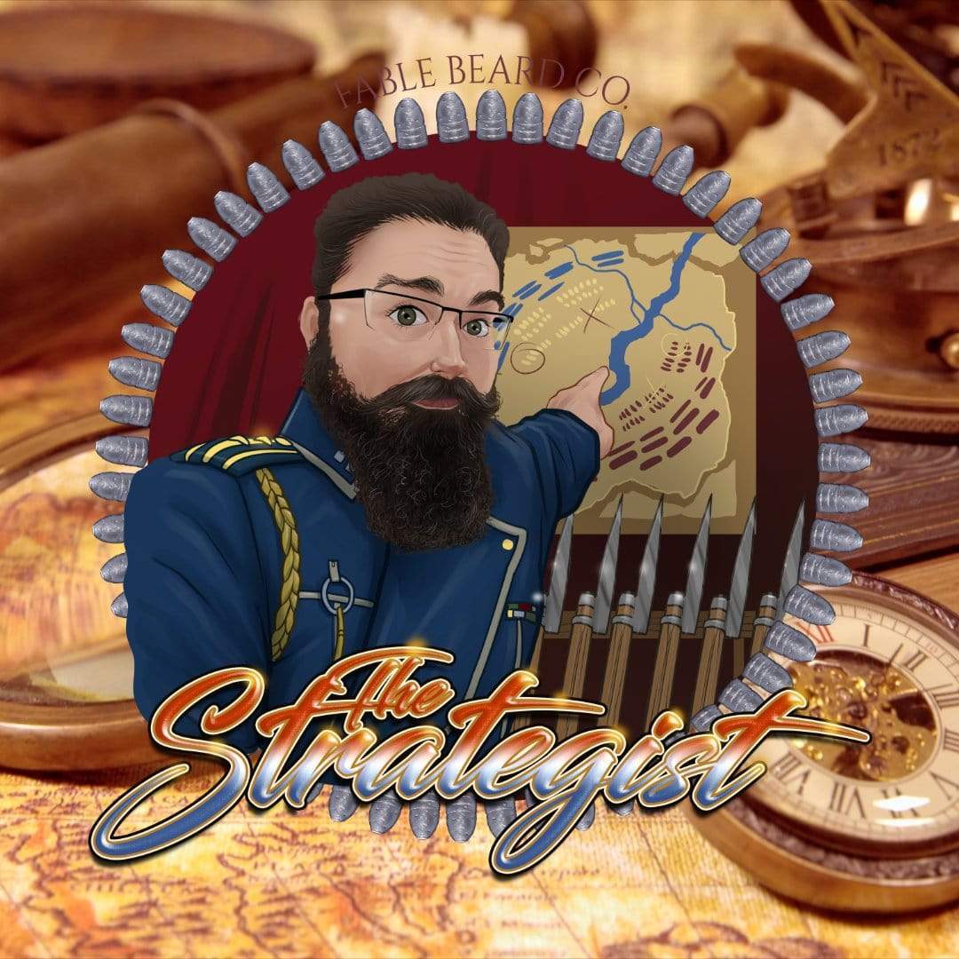 The Strategist - Beard Oil - Fresh Leather, Aged Tobacco, Warm Amber, and Sweet Vanilla