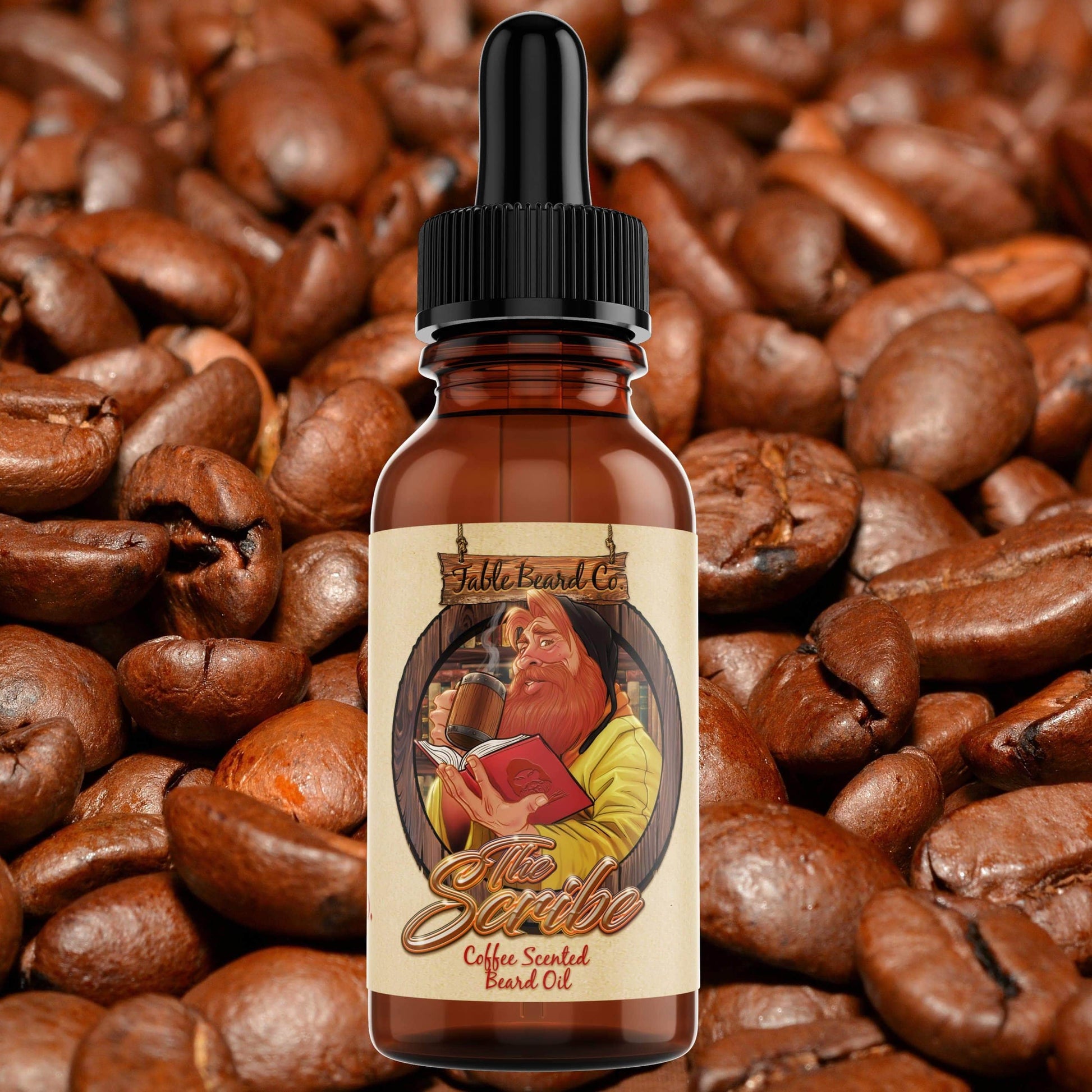 Fable Beard Co. Beard Oil 1oz The Scribe - A Coffee & Chocolate Scented Beard Oil