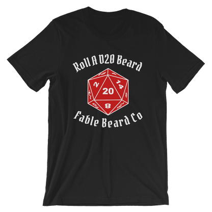 Fable Beard Co. Black / S Roll A D20 Beard T-Shirt