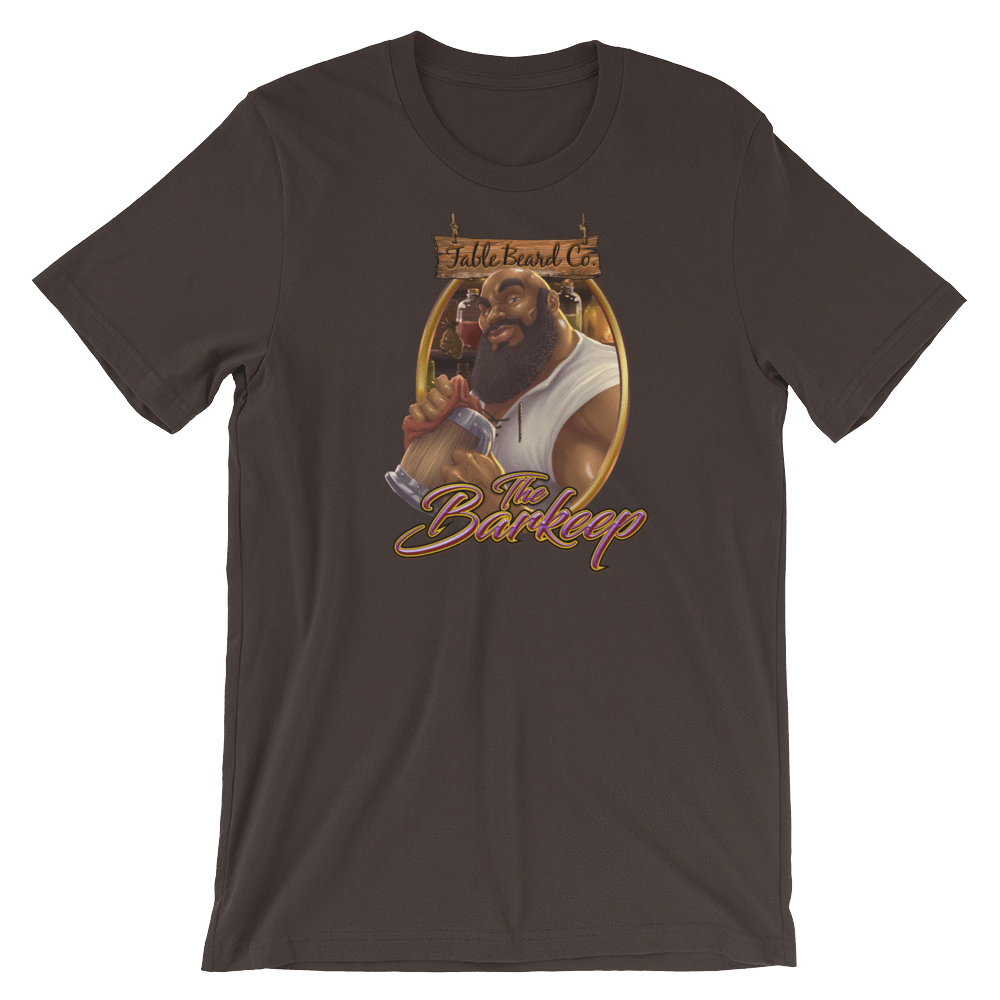 Fable Beard Co. Brown / S The Barkeep Short-Sleeve Unisex T-Shirt