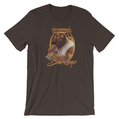 Fable Beard Co. Brown / S The Barkeep Short-Sleeve Unisex T-Shirt
