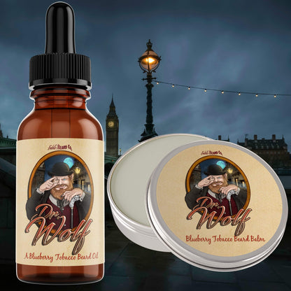 Dr. Wolf - Blueberry Tobacco Beard Oil & Balm Combo