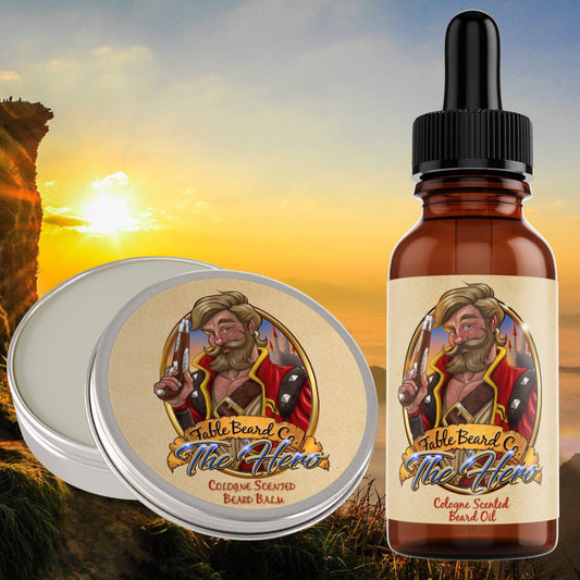 Fable Beard Co. Beard Oil - Dr. Wolf, Blueberry & Tobacco Scented, Natural  Beard Oil for Men