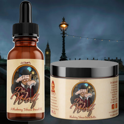 Dr. Wolf - A Blueberry & Tobacco Beard Oil & Butter Kit
