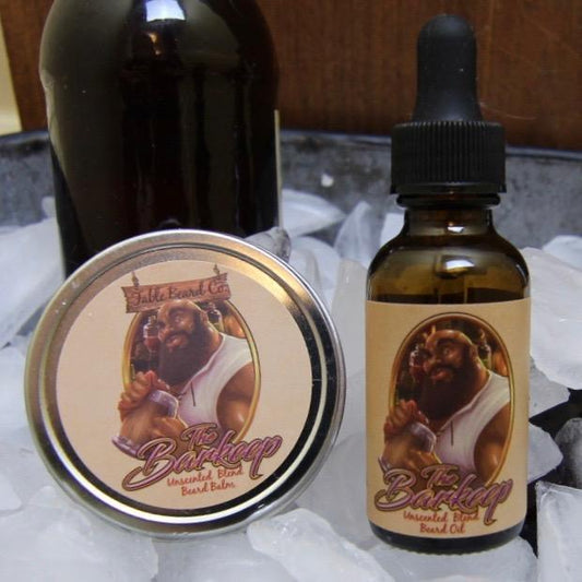 Fable Beard Co. Combo Kit The Barkeep - A Unscented Blend Beard Oil & Beard Balm Kit