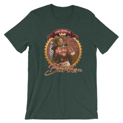 Fable Beard Co. Heather Forest / S The Barber Short-Sleeve Unisex T-Shirt