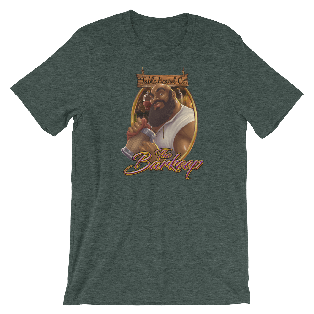 Fable Beard Co. Heather Forest / S The Barkeep Short-Sleeve Unisex T-Shirt