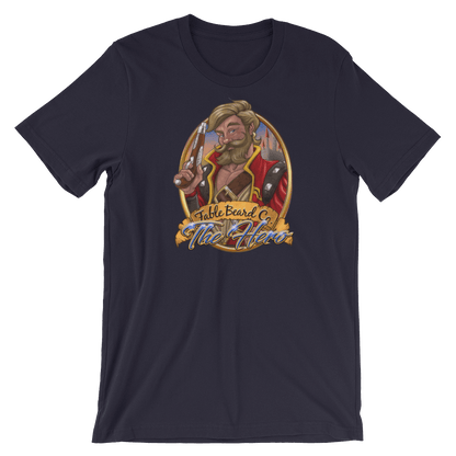 Fable Beard Co. Navy / XS The Hero Short-Sleeve Unisex T-Shirt