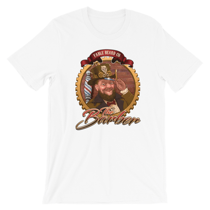 Fable Beard Co. White / XS The Barber Short-Sleeve Unisex T-Shirt