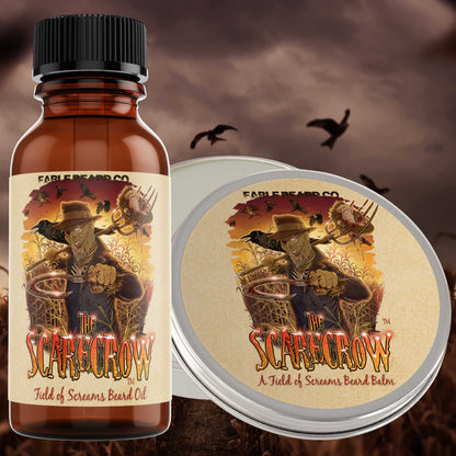 The Scarecrow - Warm Pumpkin Spice & Withered Hay Fields Beard Oil & Balm Kit